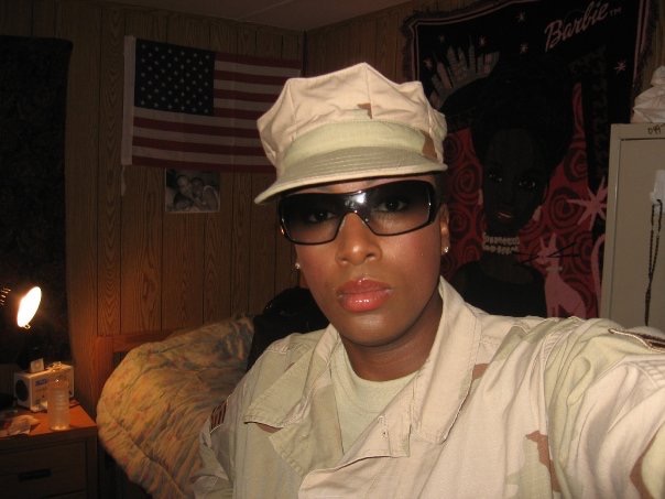 Airman Diggs in uniform during training
